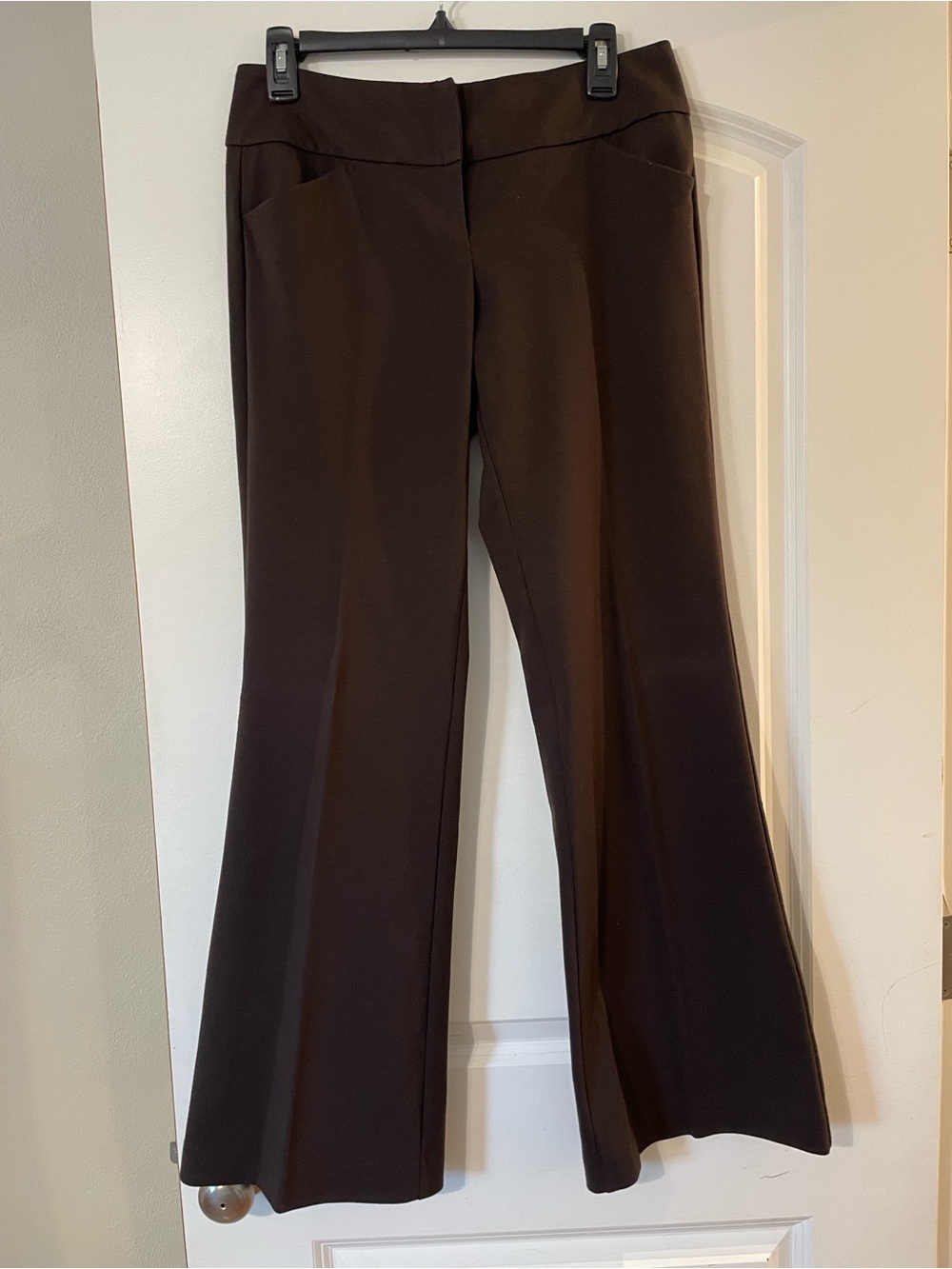New York & Company Women's Brown Flare Pants Size 2
